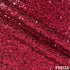 Cut Dana Sequins Embroidered Lycra Net Fabric-F5012